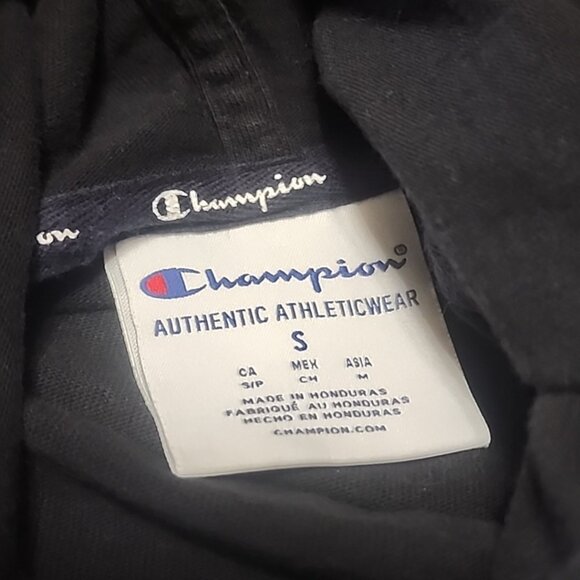 Champion Authentic Athletic Wear Men's Small Pullover Black Sport Hoodie - Picture 4 of 6
